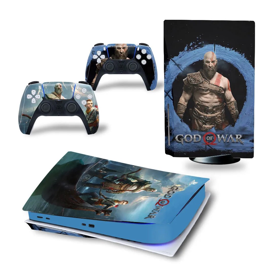 Adesivo per Playstation 5 GODOFWAR - Personalizza la tua PS5 con adesivi console e controller - Lab07Official -
