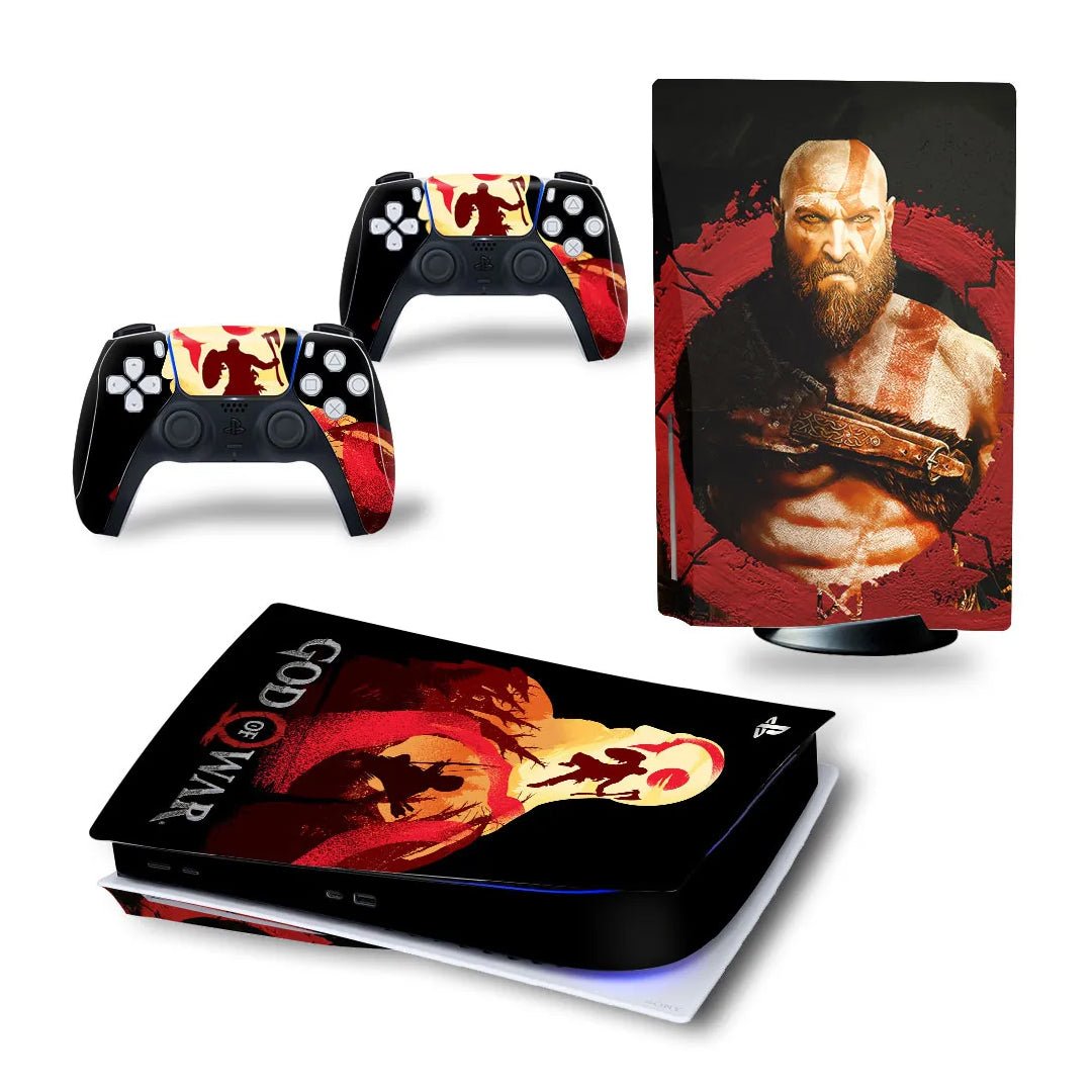 Adesivo per Playstation 5 GODOFWAR - Personalizza la tua PS5 con adesivi console e controller - Lab07Official -